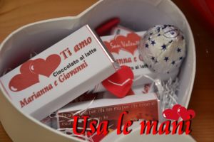 San Valentino fai da te: scatola e cioccolato personalizzato - Usa le mani